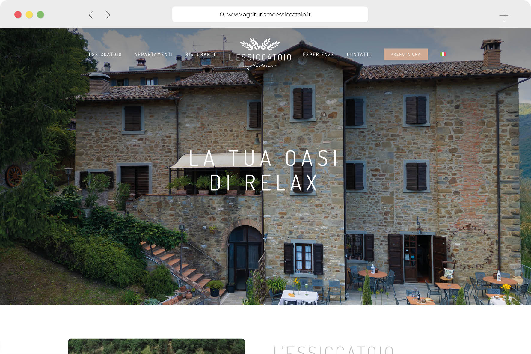 sito agriturismo essiccatoio