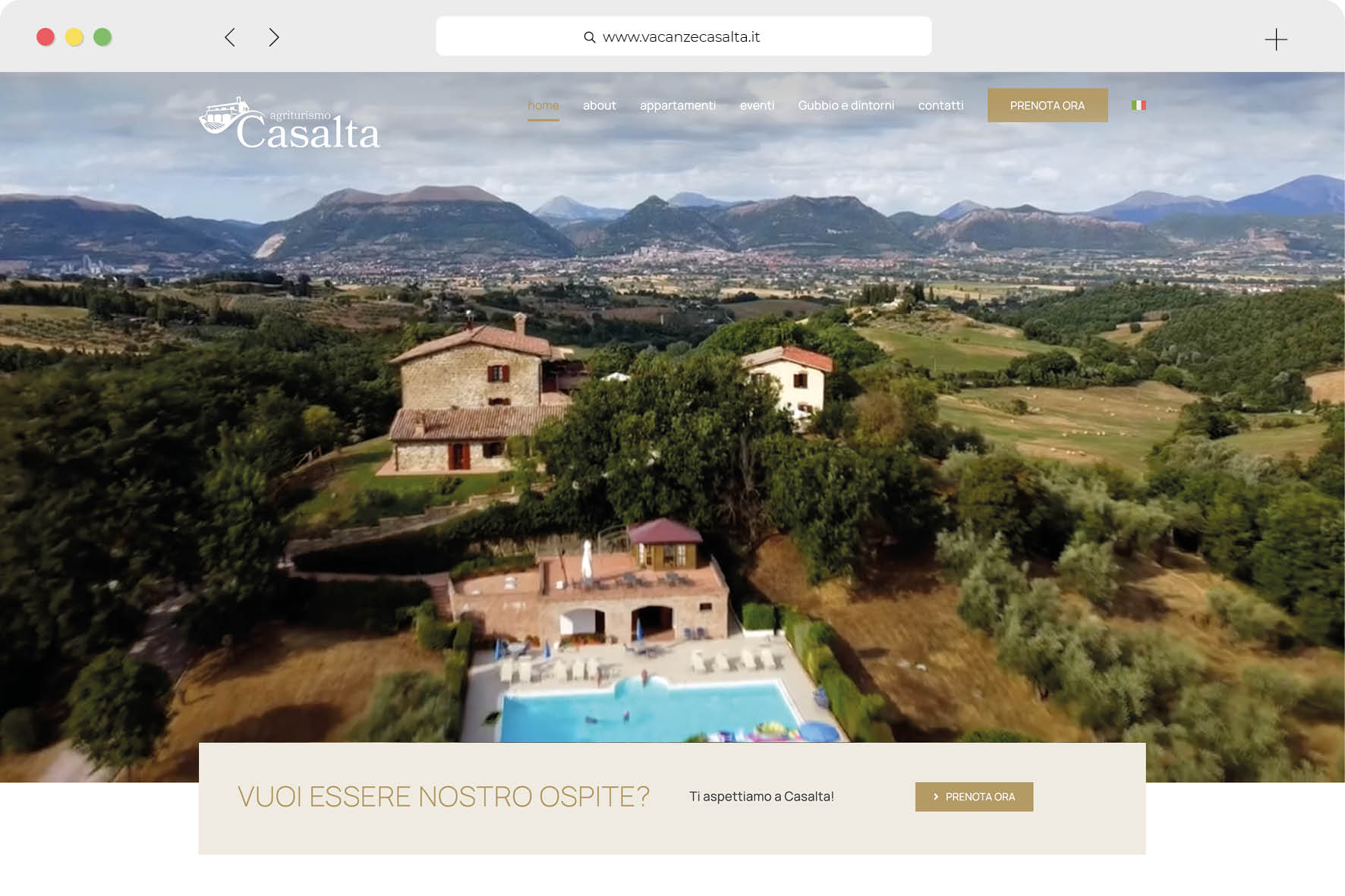 sito agriturismo vacanze casalta