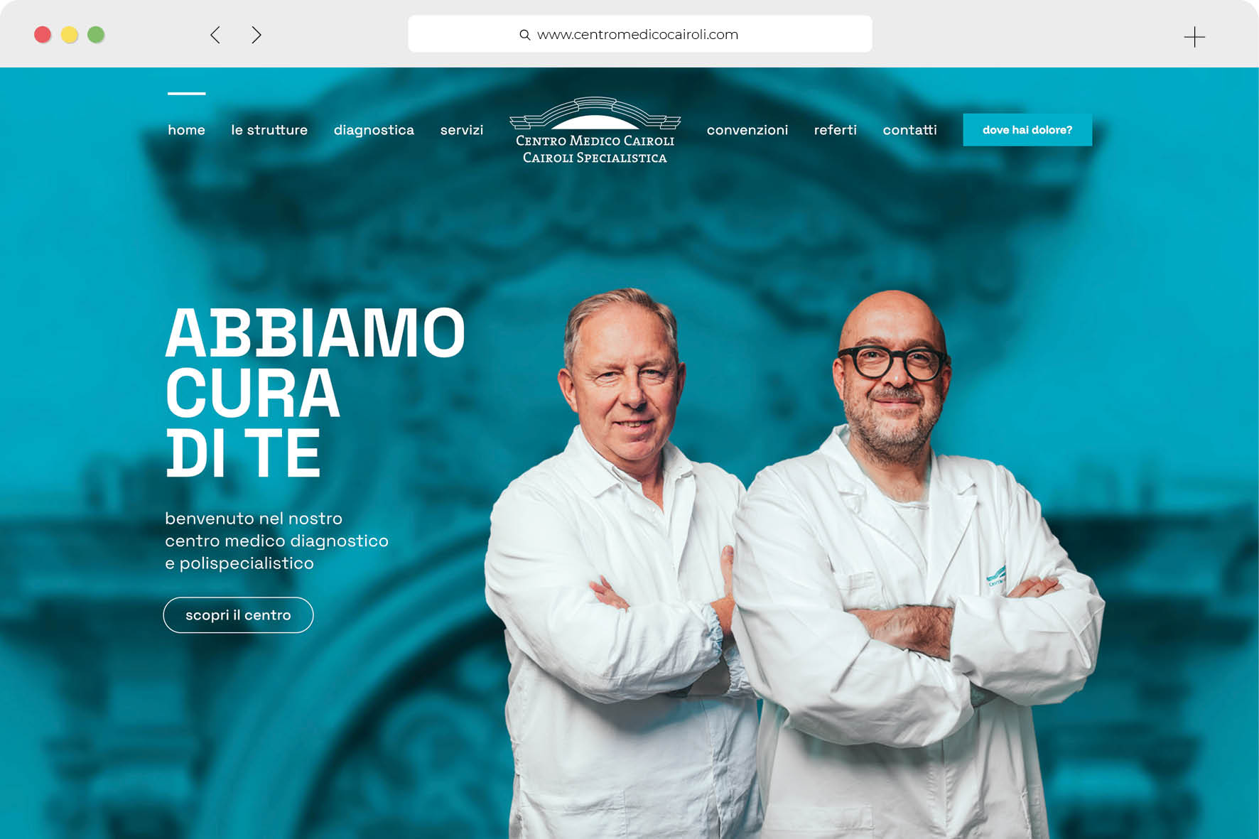 sito centro medico cairoli